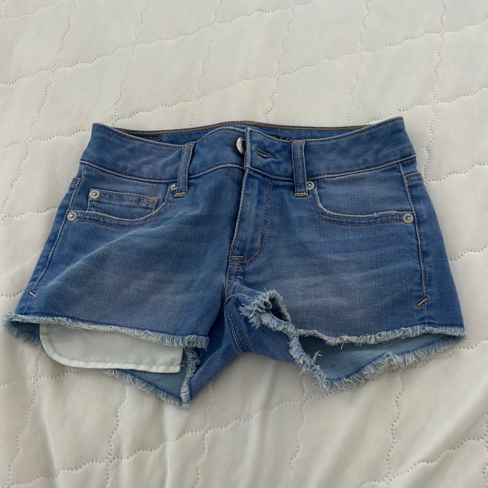 Light blue shorts